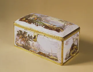 Caja de té de Bilston, 1770